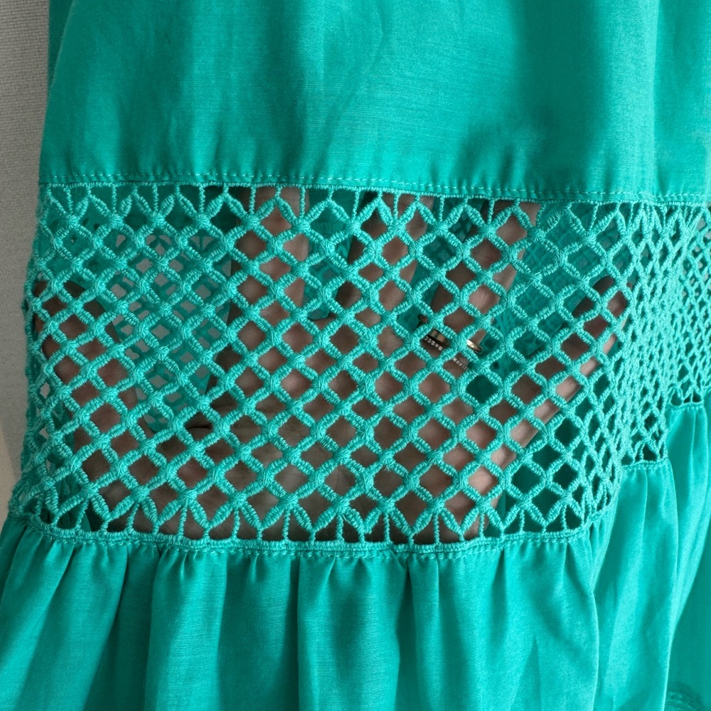 MARIE OLIVER long dress turquoise Size: XS - Picture 2 of 3